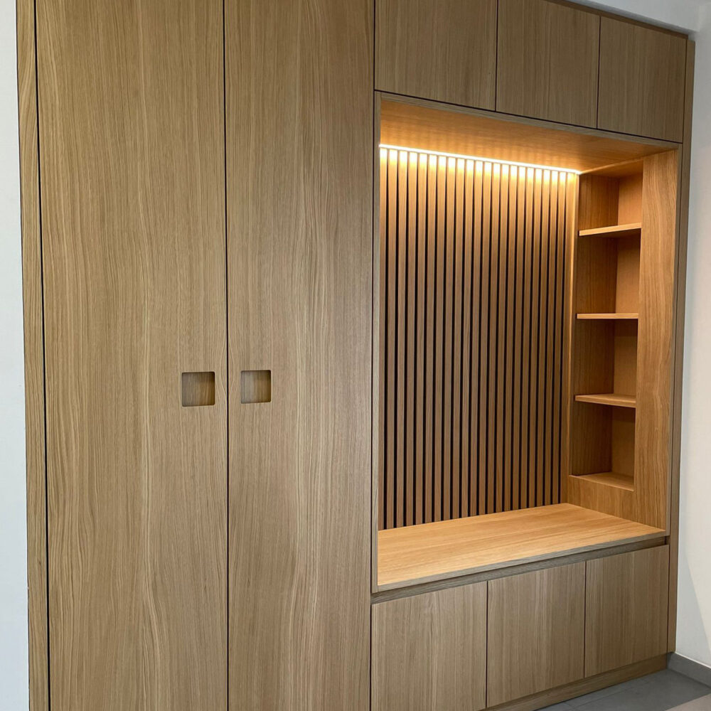 Garderobe aus Eiche