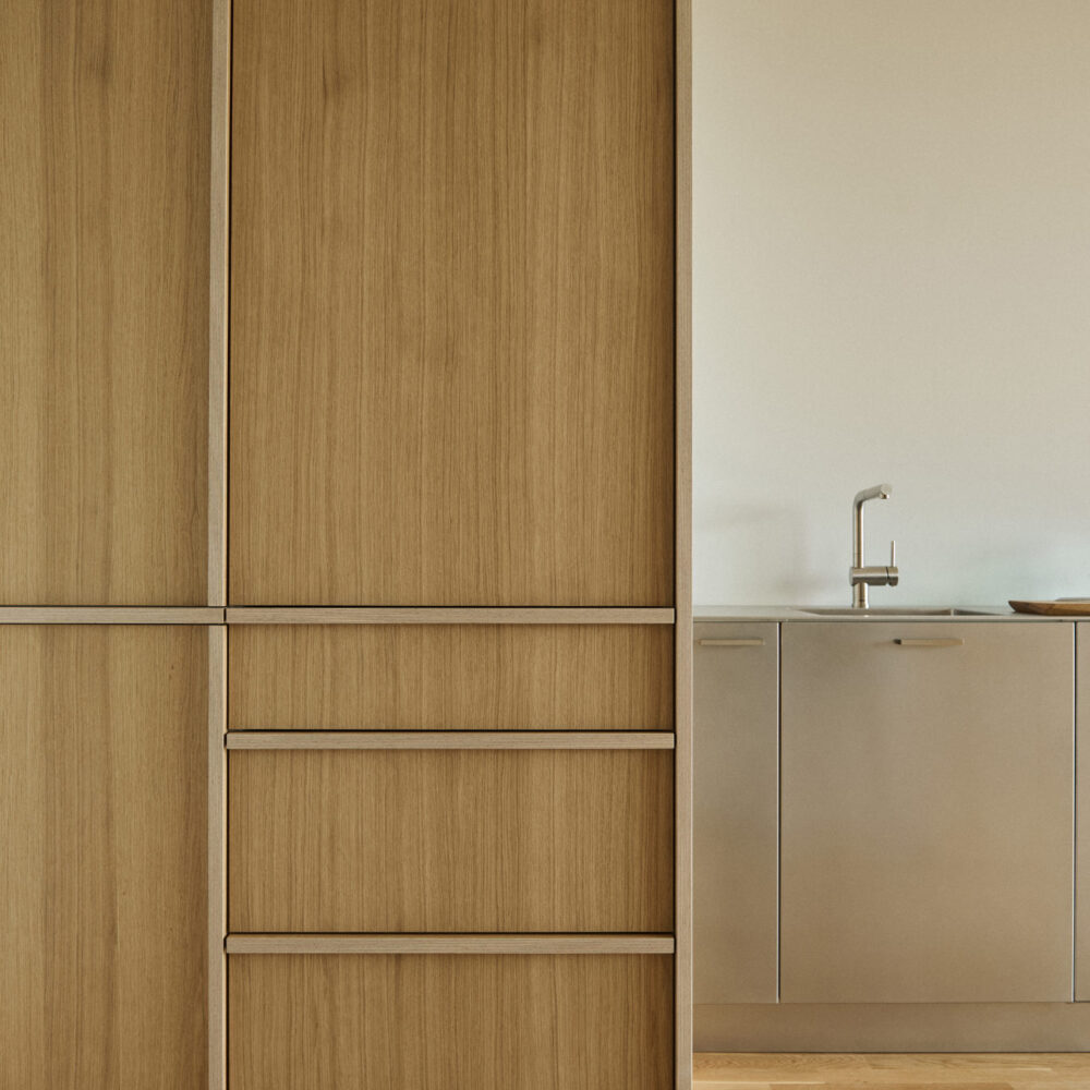 Loft in Eiche und Edelstahl